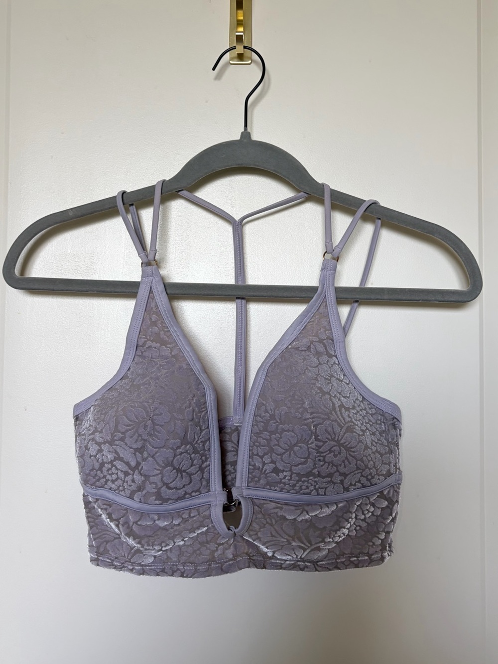 PINK Victoria’s Secret Floral Velvet Bralettes – Bundle of 3 - Picture 7 of 12